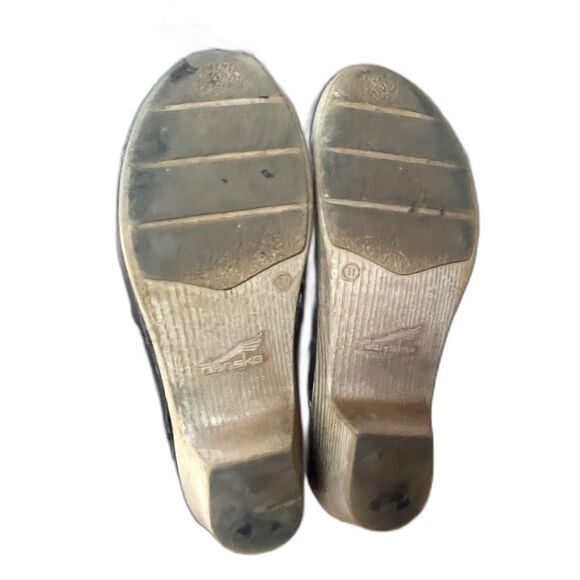 Dansko Black Maria Bootie Clog Ankle Boot Shoes   Women's Size EU 41 US 10.5 - Picture 6 of 7